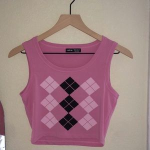 Pink Crop Tank
